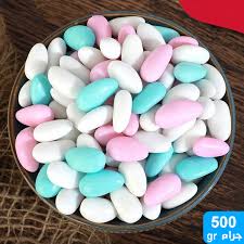 ملبس لوز ملون 500 جرام