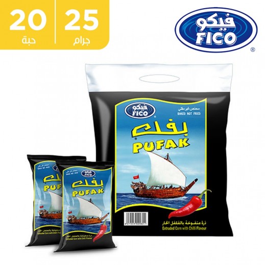 فيكو كيس بفك السفينه ذره منفوخه بالفلفل الحار 20 حبه
