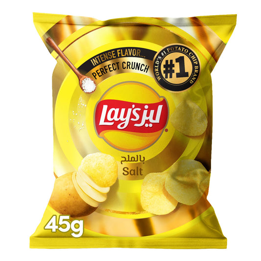 بطاط شيبس بالملح .ليز 20*48جم