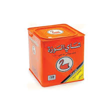 علبة معدن شاي الوزة 350 جم