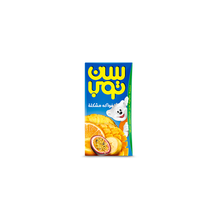عصير سن توب فواكهه مشكله 125 مل