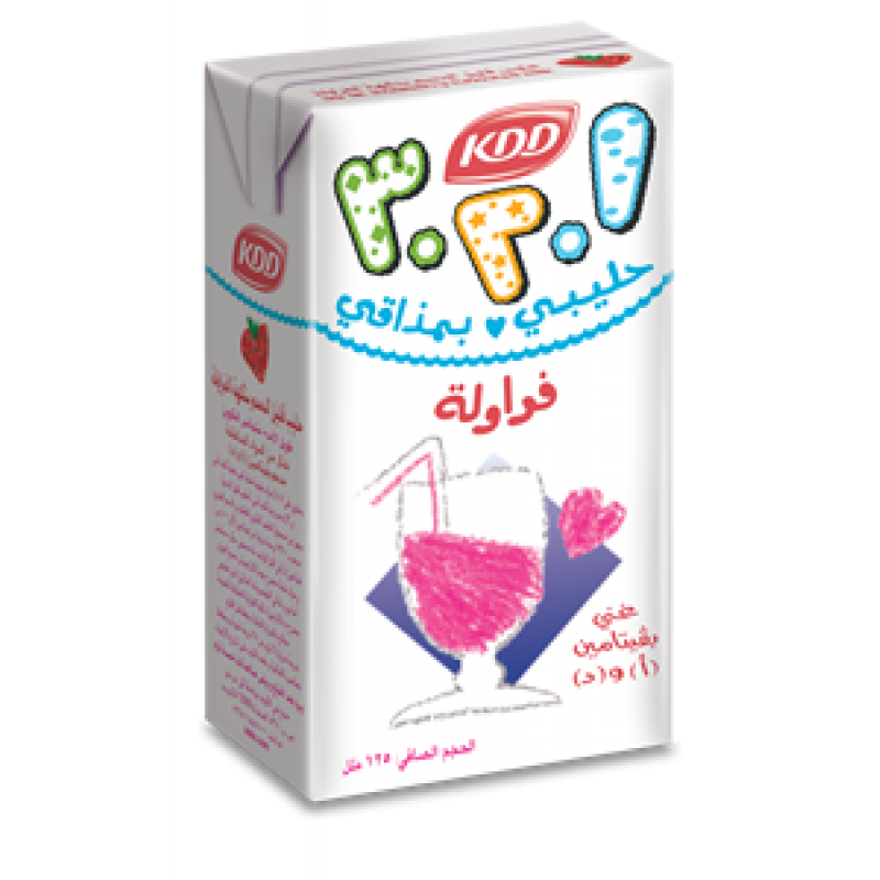 حليب KDD فراولة 125 مل