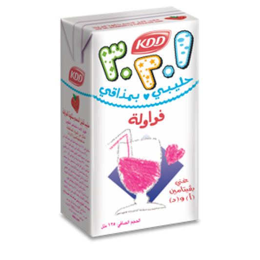 حليب KDD فراولة 125 مل