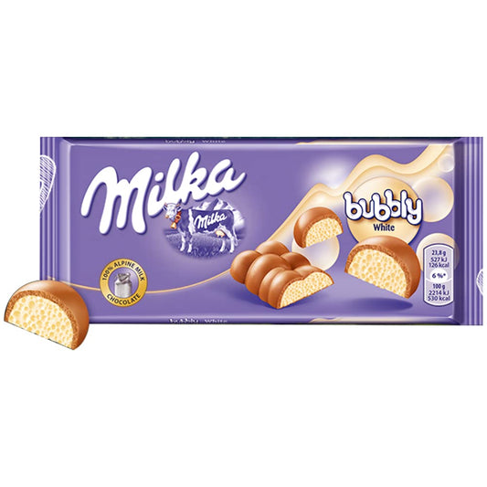 شوكولاتة ميلكا بابلي بيضاء 100 جم