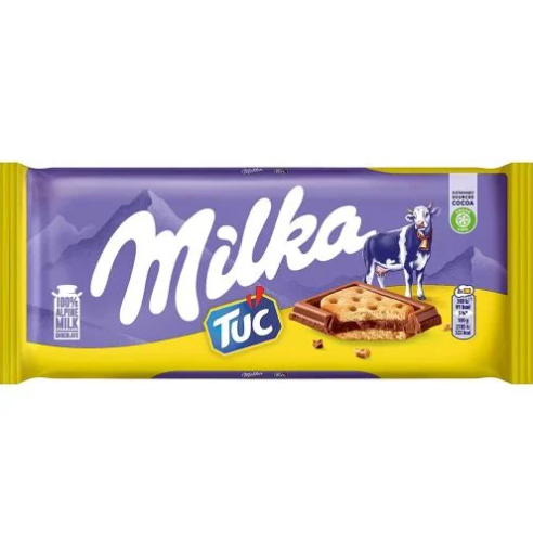 شوكولاتة ميلكا ببسكوت تك 100 جم
